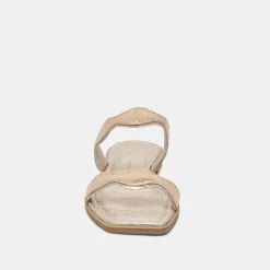 ILVA SANDALS GOLD DISTRESSED LEATHER^Dolce Vita Hot