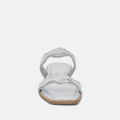 ILVA SANDALS SILVER DISTRESSED LEATHER^Dolce Vita Hot