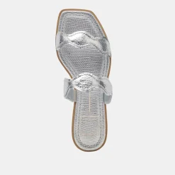 ILVA SANDALS SILVER DISTRESSED LEATHER^Dolce Vita Hot