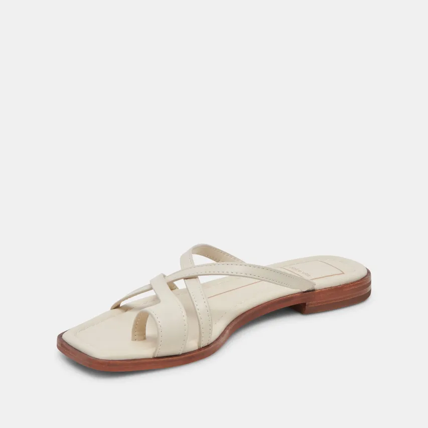 INDIGO SANDALS IVORY LEATHER^Dolce Vita Online