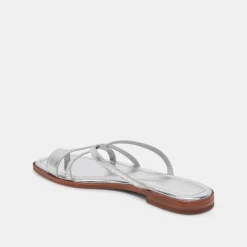 INDIGO SANDALS SILVER DISTRESSED LEATHER^Dolce Vita Clearance