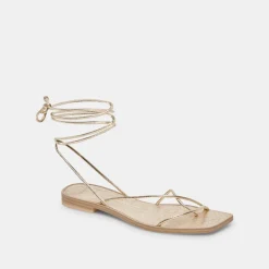 IVETTE SANDALS GOLD METALLIC STELLA^Dolce Vita Sale