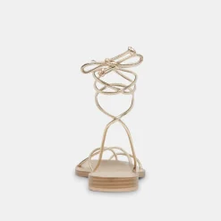 IVETTE SANDALS GOLD METALLIC STELLA^Dolce Vita Sale