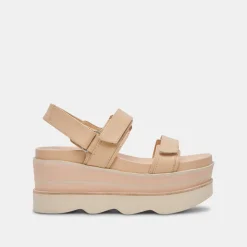 IZAK SANDALS FRENCH VANILLA LEATHER^Dolce Vita Sale