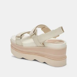 IZAK SANDALS IVORY LEATHER^Dolce Vita Hot
