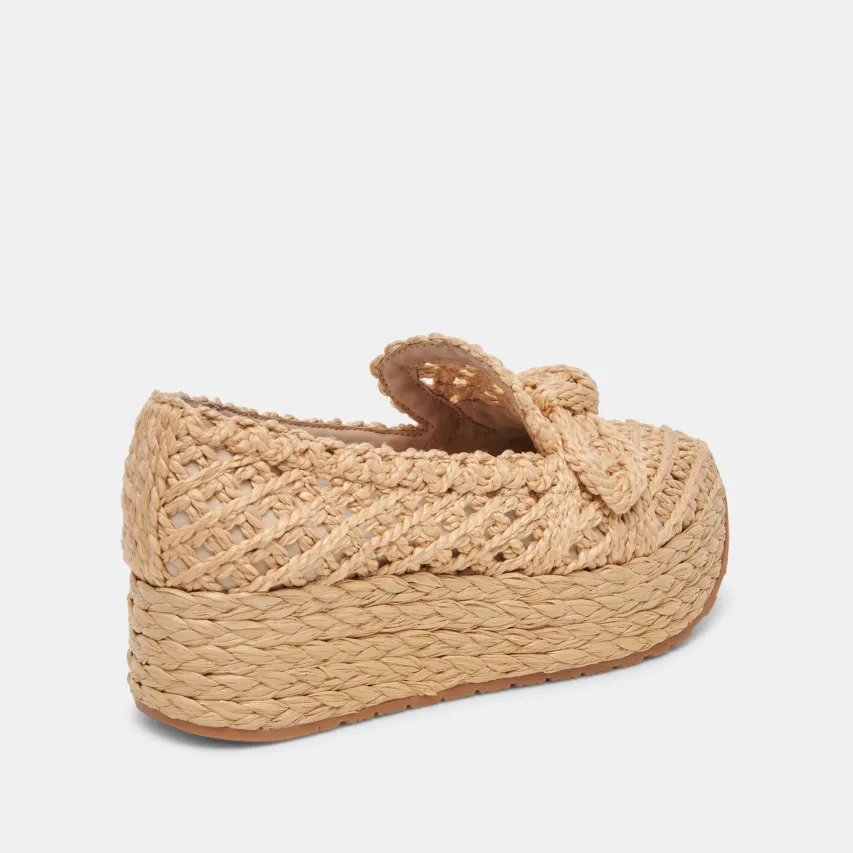 JAKA SNEAKERS LT NATURAL RAFFIA^Dolce Vita Online