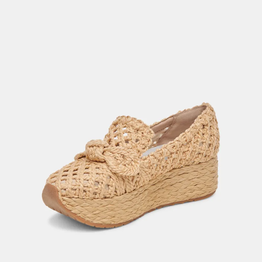 JAKA SNEAKERS LT NATURAL RAFFIA^Dolce Vita Online