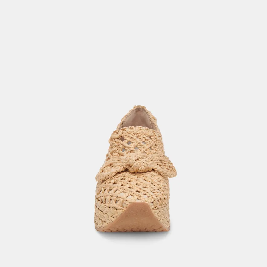 JAKA SNEAKERS LT NATURAL RAFFIA^Dolce Vita Online