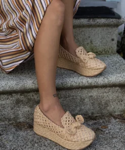 JAKA SNEAKERS LT NATURAL RAFFIA^Dolce Vita Online