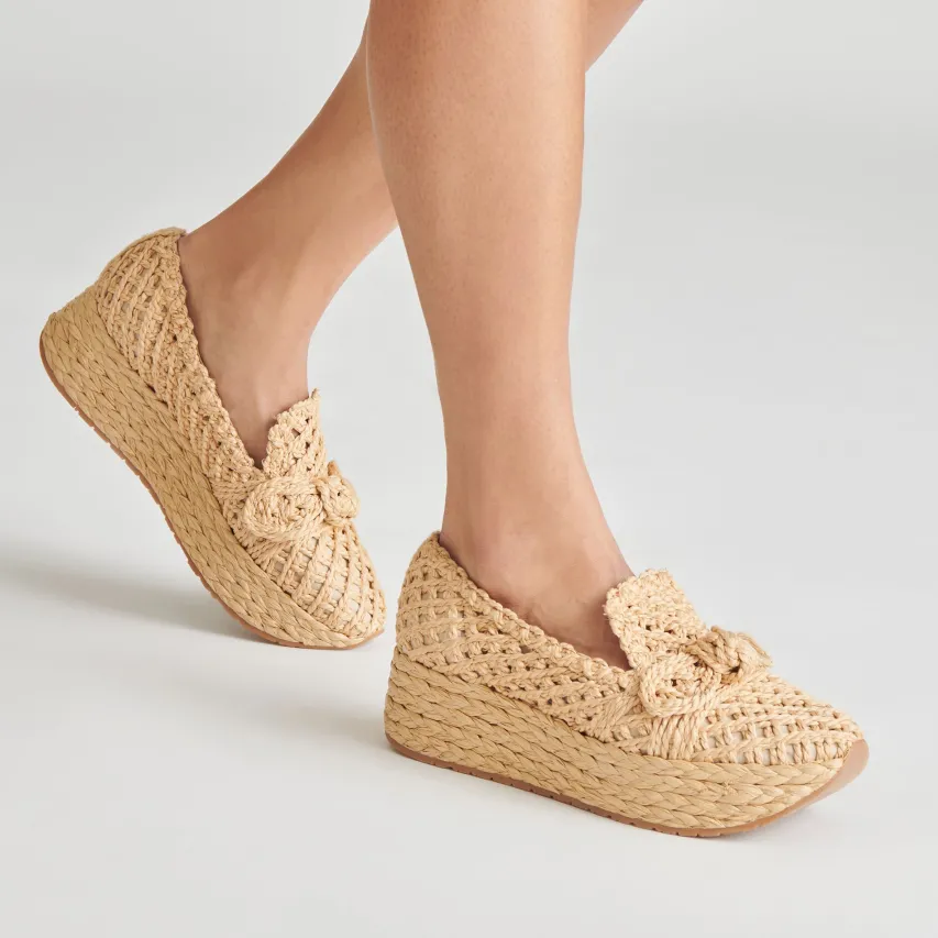 JAKA SNEAKERS LT NATURAL RAFFIA^Dolce Vita Online