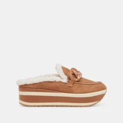 JAMEY PLUSH SNEAKERS PECAN SUEDE^Dolce Vita Outlet