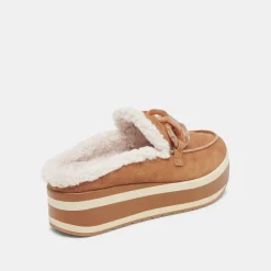JAMEY PLUSH SNEAKERS PECAN SUEDE^Dolce Vita Outlet