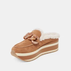 JAMEY PLUSH SNEAKERS PECAN SUEDE^Dolce Vita Outlet