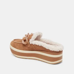 JAMEY PLUSH SNEAKERS PECAN SUEDE^Dolce Vita Outlet