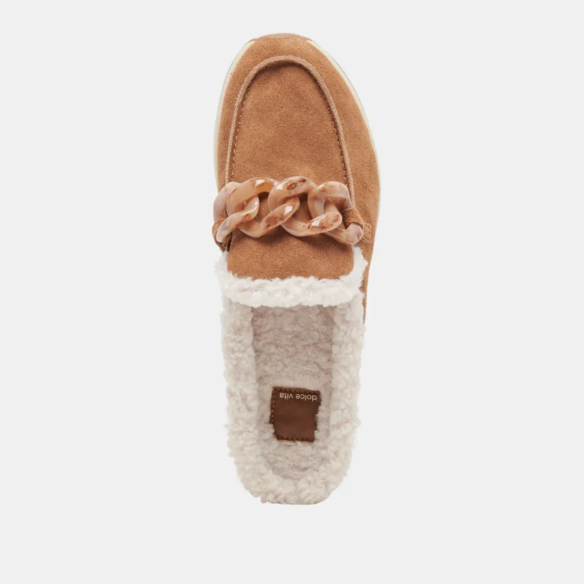 JAMEY PLUSH SNEAKERS PECAN SUEDE^Dolce Vita Outlet