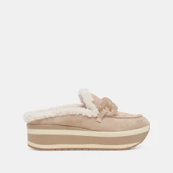 JAMEY PLUSH SNEAKERS TAUPE SUEDE^Dolce Vita Sale