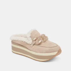 JAMEY PLUSH SNEAKERS TAUPE SUEDE^Dolce Vita Sale