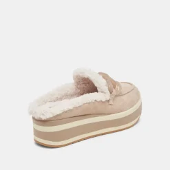 JAMEY PLUSH SNEAKERS TAUPE SUEDE^Dolce Vita Sale