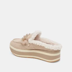 JAMEY PLUSH SNEAKERS TAUPE SUEDE^Dolce Vita Sale