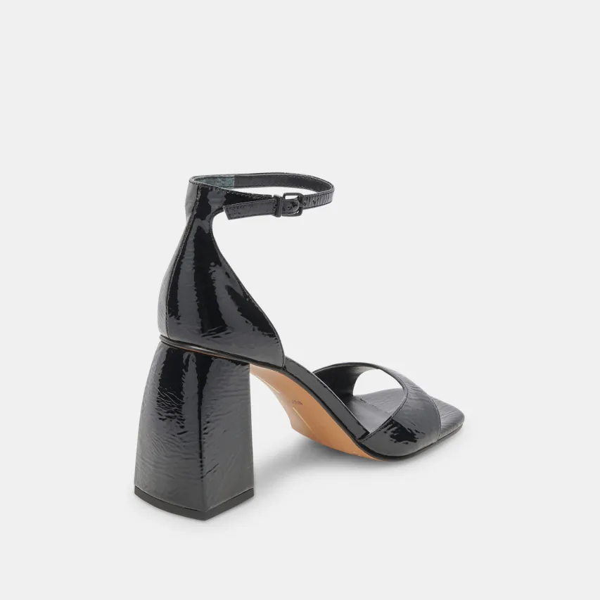 JANEY HEELS MIDNIGHT CRINKLE PATENT^Dolce Vita Outlet