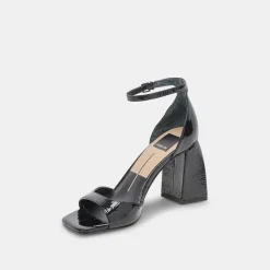 JANEY HEELS MIDNIGHT CRINKLE PATENT^Dolce Vita Outlet