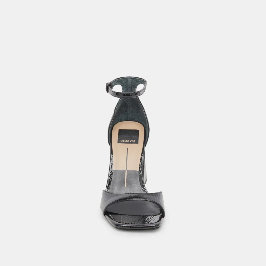 JANEY HEELS MIDNIGHT CRINKLE PATENT^Dolce Vita Outlet