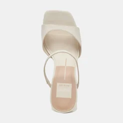 JEMMY HEELS IVORY CRINKLE PATENT^Dolce Vita Best