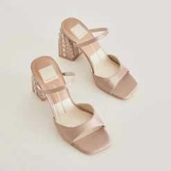 JEMMY PEARL HEELS CHAMPAGNE SILK^Dolce Vita Outlet