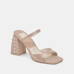 JEMMY PEARL HEELS CHAMPAGNE SILK^Dolce Vita Outlet