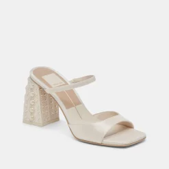 JEMMY PEARL HEELS VANILLA SILK^Dolce Vita Best