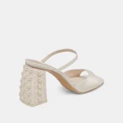 JEMMY PEARL HEELS VANILLA SILK^Dolce Vita Best