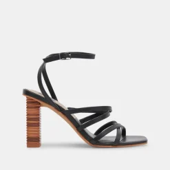 JENKO HEELS BLACK LEATHER^Dolce Vita Outlet