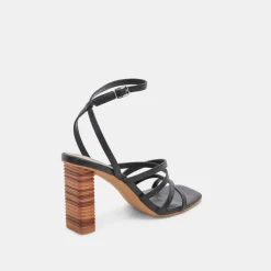 JENKO HEELS BLACK LEATHER^Dolce Vita Outlet