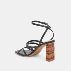 JENKO HEELS BLACK LEATHER^Dolce Vita Outlet
