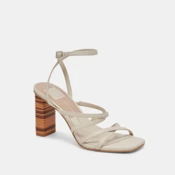 JENKO HEELS IVORY LEATHER^Dolce Vita Clearance
