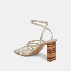JENKO HEELS IVORY LEATHER^Dolce Vita Clearance