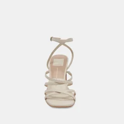 JENKO HEELS IVORY LEATHER^Dolce Vita Clearance