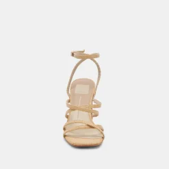 JENKO HEELS LT NATURAL RAFFIA^Dolce Vita Online