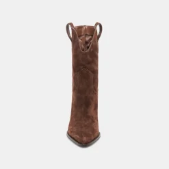 JESSEY BOOTS DK BROWN SUEDE^Dolce Vita Best