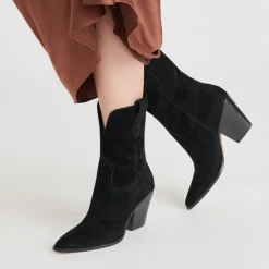 JESSEY BOOTS ONYX SUEDE^Dolce Vita Hot