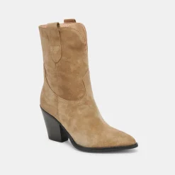 JETRO BOOTS KHAKI SUEDE^Dolce Vita New