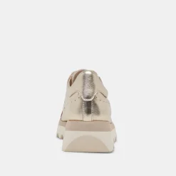 JORGIE SNEAKERS PLATINUM METALLIC LEATHER^Dolce Vita Fashion