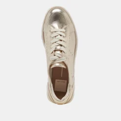 JORGIE SNEAKERS PLATINUM METALLIC LEATHER^Dolce Vita Fashion