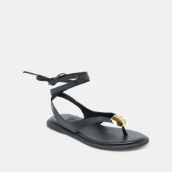 JUDY SANDALS BLACK LEATHER^Dolce Vita Online