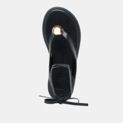 JUDY SANDALS BLACK LEATHER^Dolce Vita Online