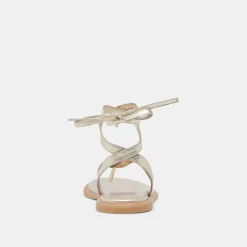 JUDY SANDALS LIGHT GOLD LEATHER^Dolce Vita Clearance