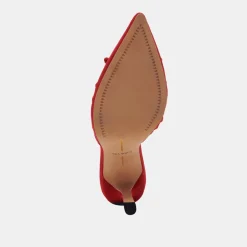 KAIRI HEELS CRIMSON SUEDE^Dolce Vita Discount