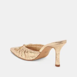 KAIRI HEELS GOLD DISTRESSED LEATHER^Dolce Vita Discount