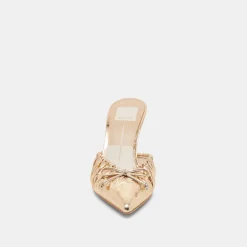 KAIRI HEELS GOLD DISTRESSED LEATHER^Dolce Vita Discount