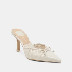 KAIRI HEELS IVORY CRINKLE PATENT^Dolce Vita Sale